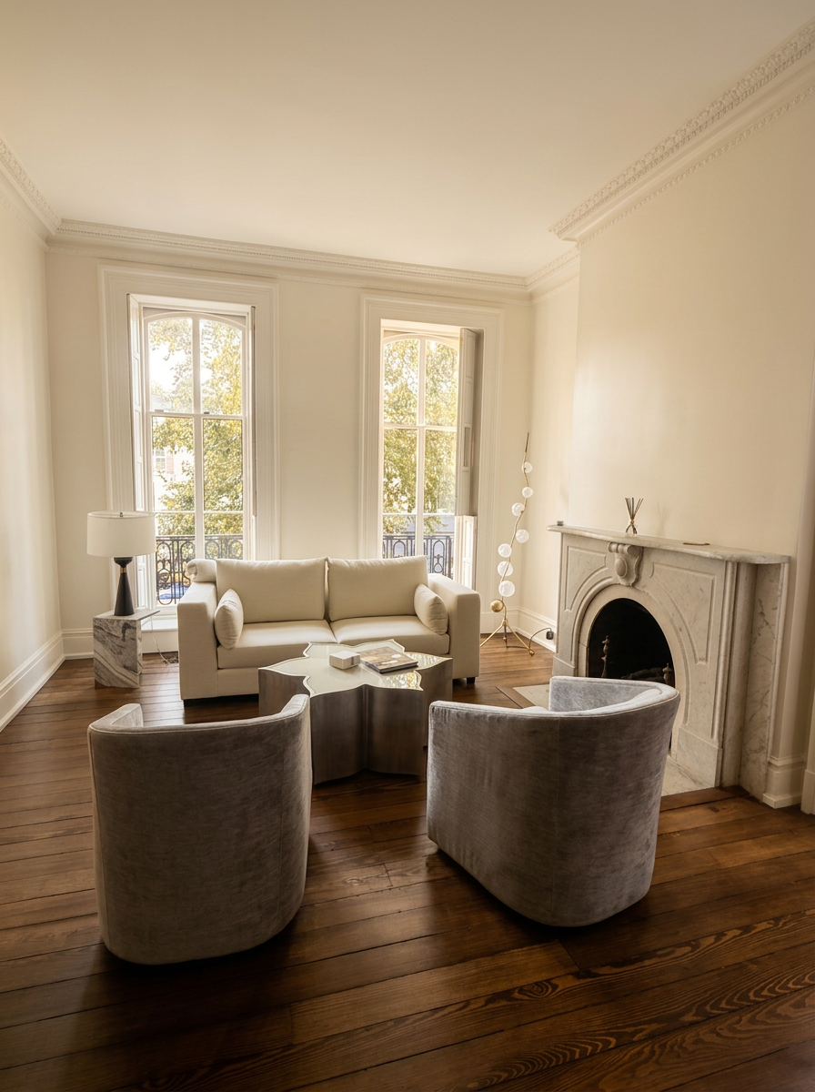 Historic window & interior restoration · Georgetown
